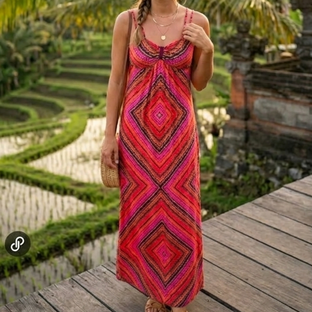 Indonesian Boho Maxi EUC